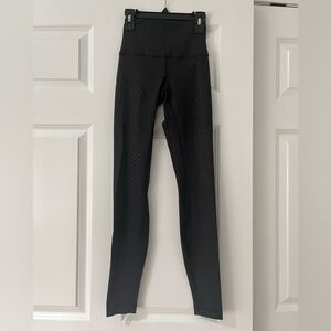 Lululemon Align Legging in Emboss Black Geometric Pattern